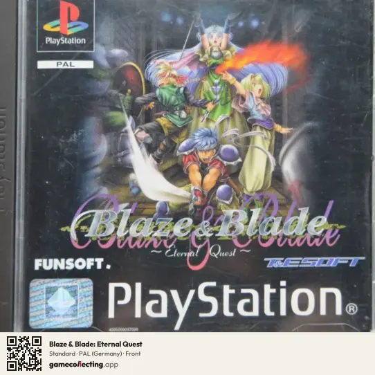 Blaze & Blade: Eternal Quest PlayStation, Germany box front