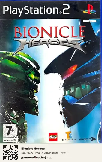 Bionicle Heroes PlayStation 2, Netherlands box front