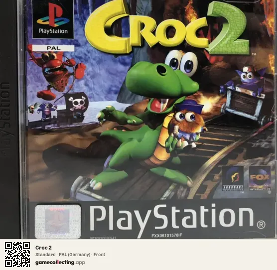 Croc 2 PlayStation, Germany box front