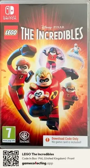 LEGO The Incredibles Nintendo Switch, United Kingdom box front
