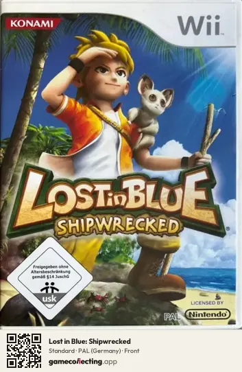Lost in Blue: Shipwrecked Nintendo Wii, Germany box front