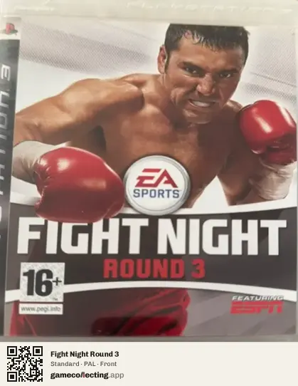 Fight Night Round 3 PlayStation 3, PAL box front