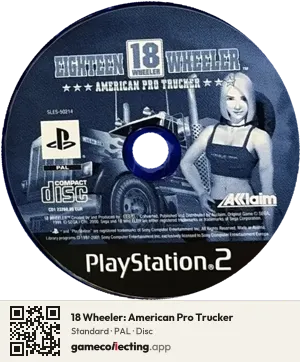 18 Wheeler: American Pro Trucker PlayStation 2, PAL disc