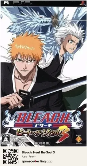 Bleach: Heat the Soul 3 PlayStation Portable, Asia box front