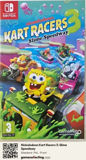 Nickelodeon Kart Racers 3: Slime Speedway Nintendo Switch, PAL box front