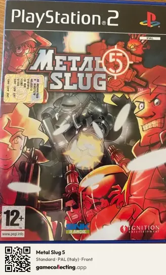 Metal Slug 5 PlayStation 2, Italy box front