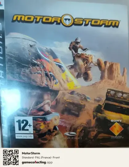MotorStorm PlayStation 3, France box front