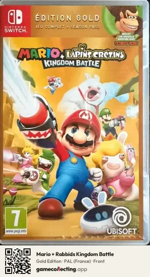 Mario + Rabbids Kingdom Battle Nintendo Switch, France box front