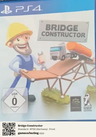 Bridge Constructor PlayStation 4, Germany box front