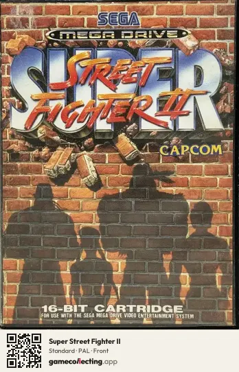 Super Street Fighter II Sega Mega Drive / Genesis, PAL box front
