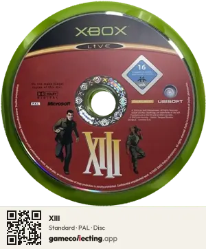 XIII Xbox, PAL disc