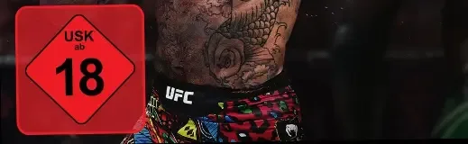 EA Sports UFC 6, the USK square on its front
