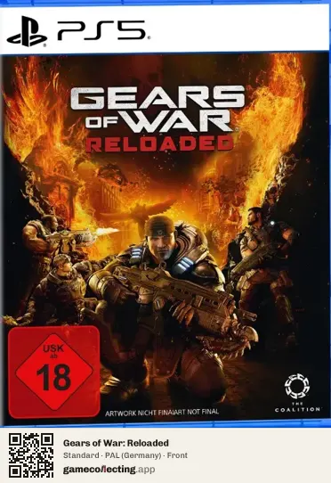 Gears of War: Reloaded PlayStation 5, Germany box front