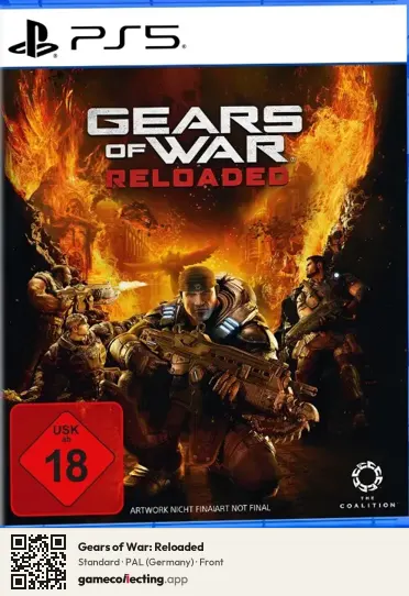 Gears of War: Reloaded PlayStation 5, Germany box front