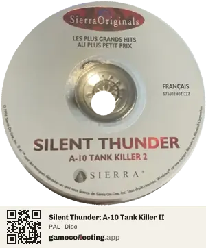Silent Thunder: A-10 Tank Killer II Computer, PAL disc