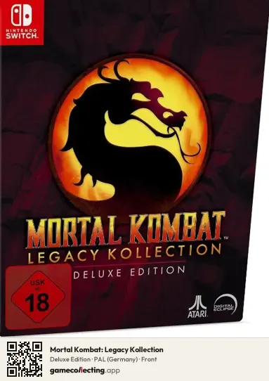 Mortal Kombat: Legacy Kollection Nintendo Switch, Germany box front