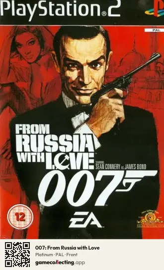 007: From Russia with Love PlayStation 2, PAL box front