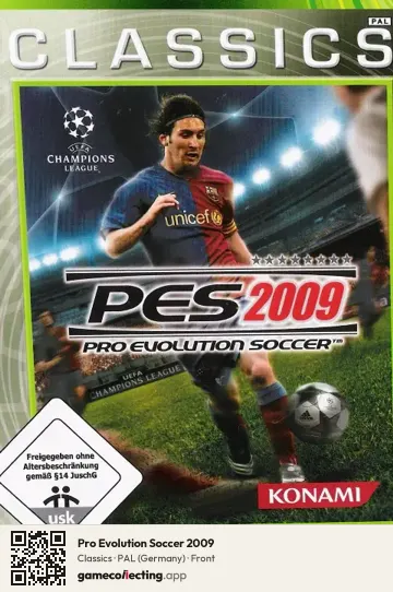 Pro Evolution Soccer 2009 Xbox 360, Germany box front