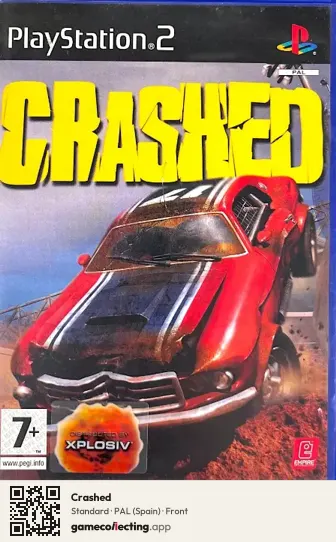 Crashed PlayStation 2, Spain box front