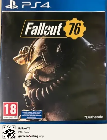 Fallout 76 PlayStation 4, PAL box front