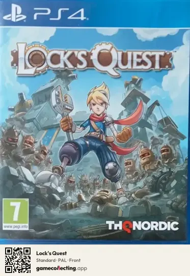 Lock's Quest PlayStation 4, PAL box front
