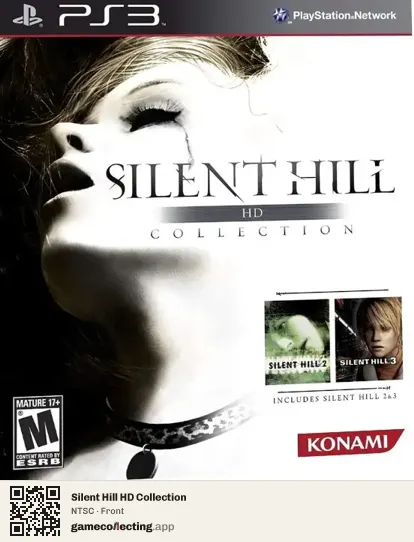 Silent Hill HD Collection PlayStation 3, NTSC box front