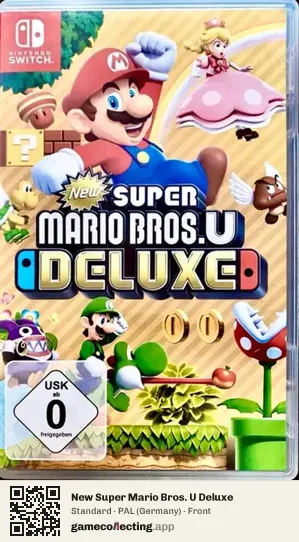 New Super Mario Bros. U Deluxe Nintendo Switch, Germany box front