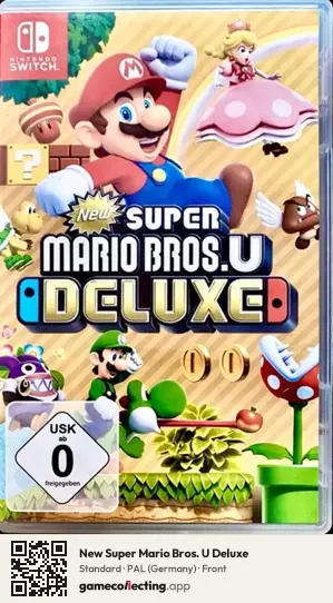 New Super Mario Bros. U Deluxe Nintendo Switch, Germany box front
