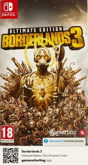 Borderlands 3 Nintendo Switch, France box front