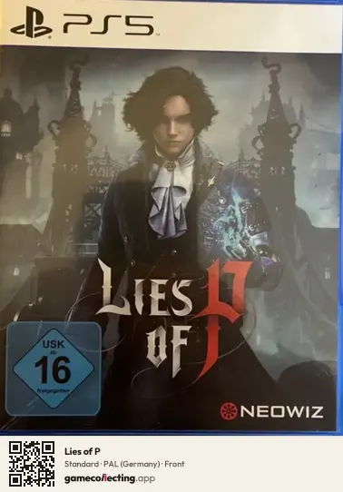 Lies of P PlayStation 5, Germany box front