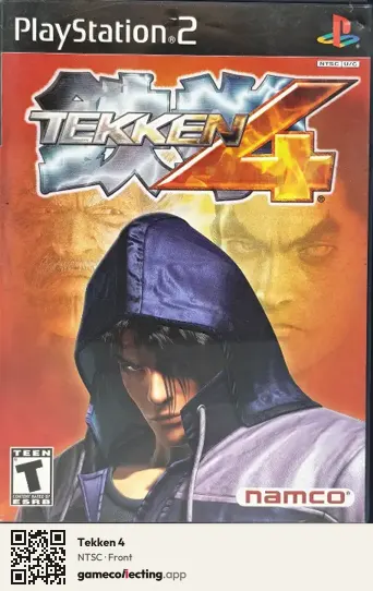 Tekken 4 PlayStation 2, NTSC box front