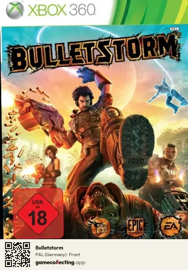 Bulletstorm Xbox 360, Germany box front