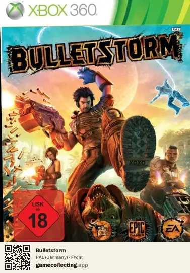 Bulletstorm Xbox 360, Germany box front