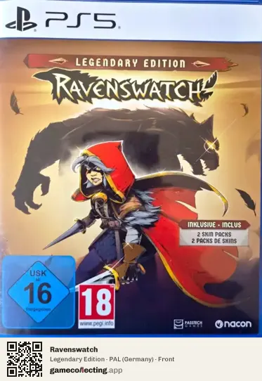 Ravenswatch PlayStation 5, Germany box front