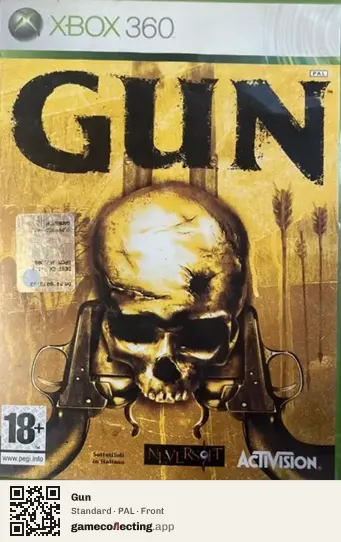 Gun Xbox 360, PAL box front