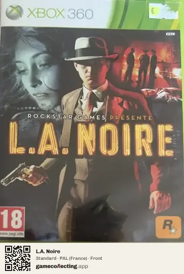L.A. Noire Xbox 360, France box front