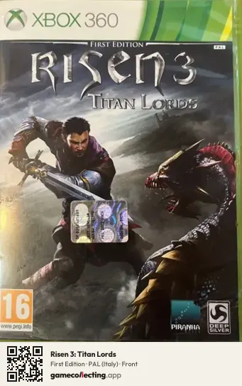 Risen 3: Titan Lords Xbox 360, Italy box front