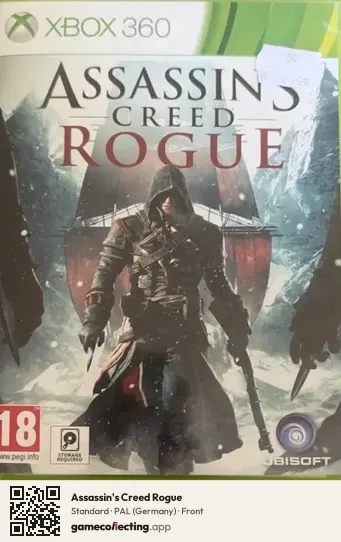 Assassin's Creed Rogue Xbox 360, Germany box front