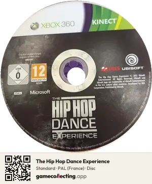 The Hip Hop Dance Experience Xbox 360, PAL disc