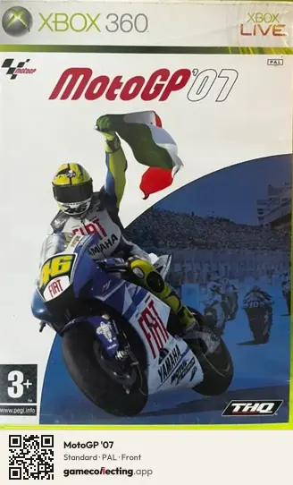 MotoGP '07 Xbox 360, PAL box front
