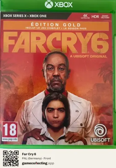Far Cry 6 Xbox Series X, Germany box front