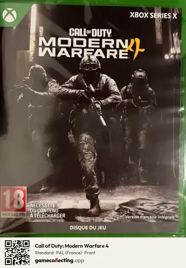 Call of Duty: Modern Warfare 4 Xbox Series X, France box front
