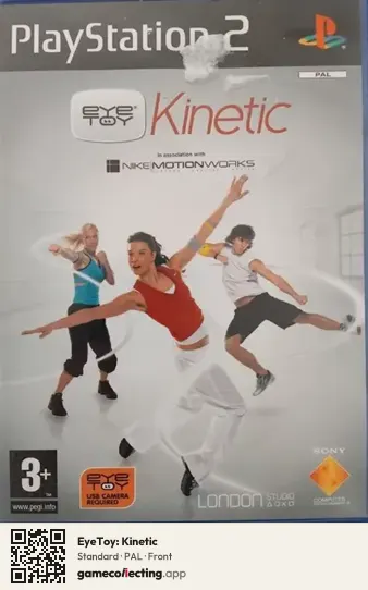 EyeToy: Kinetic PlayStation 2, PAL box front