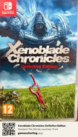 Xenoblade Chronicles: Definitive Edition Nintendo Switch, Nordic countries box front
