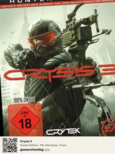 Crysis 3 Xbox 360, Germany box front