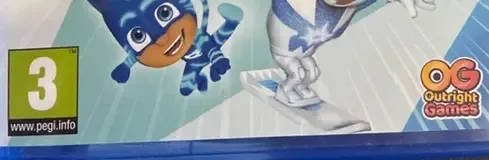 PJ Masks Power Heroes: Mighty Alliance, the USK square on its front