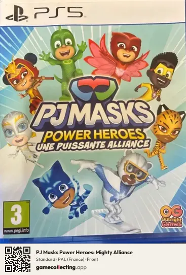 PJ Masks Power Heroes: Mighty Alliance PlayStation 5, France box front