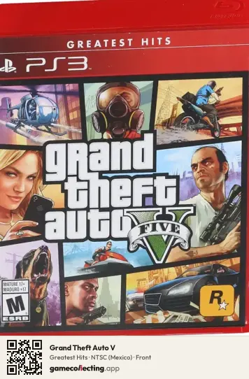 Grand Theft Auto V PlayStation 3, Mexico box front