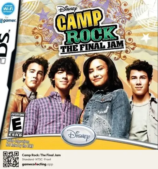 Camp Rock: The Final Jam Nintendo DS, NTSC box front