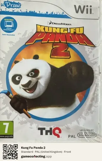 Kung Fu Panda 2 Nintendo Wii, United Kingdom box front